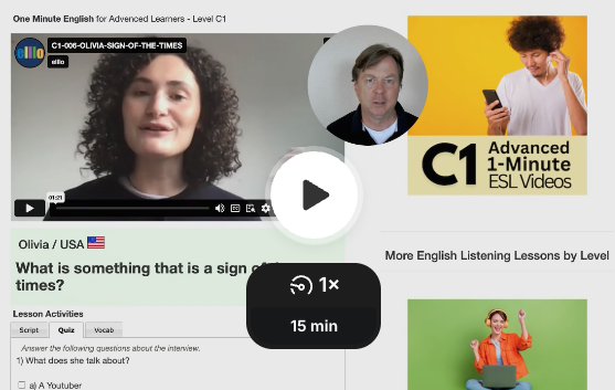 ELLLO Intermediate English Podcast